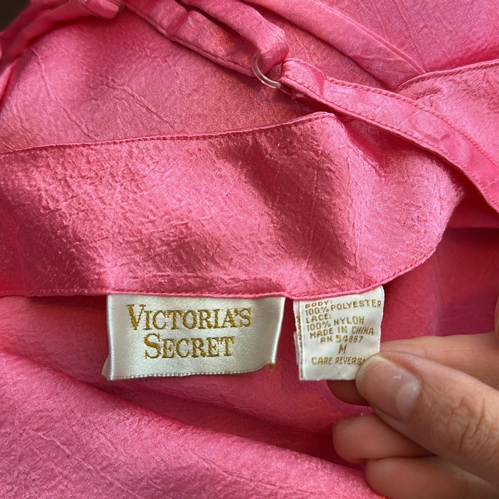 Victorias Secret Gold Label Pink Slip Dress Size Medium - Picture 5 of 5